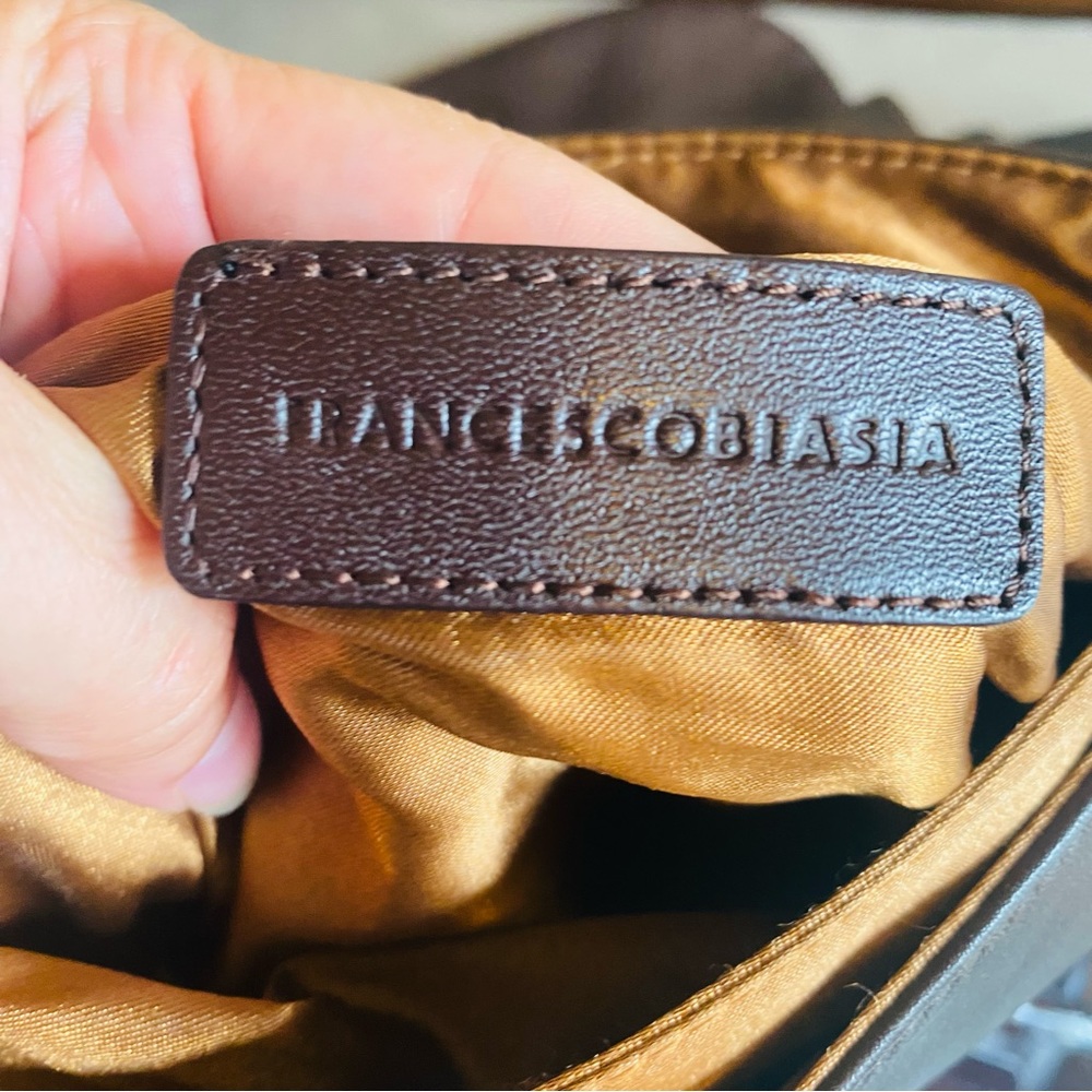 Fransesco Biasia Leather Italian Handbag - Picture 7 of 9